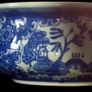 Antique Blue Willow Chamber Pot Pristine Image 3
