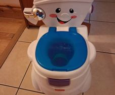 My first toliet
