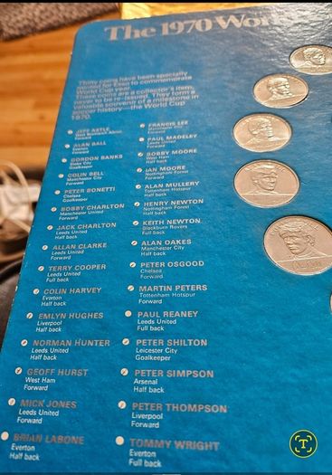 Esso 1970 World Cup Coins