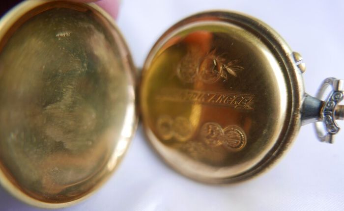 Vintage Antique Remontoir Ancre Pocket Watch Case