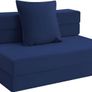 Folding Mattress Double, High Density Foam Fold Out Sofa Chair Z Bed, Foldable Floor Futon Mattress, Floor Lounger Guest Sofa Bed Folding Couch for Sleeping, Travel, 12cm thick Image 5