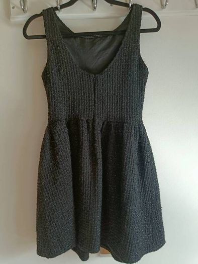 Therapy Black Textured Sparkle Dress