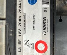 70Ah car battery