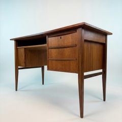 Elegant Mid-Century Danish Teak Writing Desk