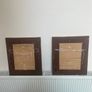 Pair of Vintage Style Framed Prints - Ornate Black & Gold Frames Image 5