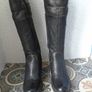 Ladies boots. Sheepskin boots, Size 39. Knee high boots, Black,New Image 4