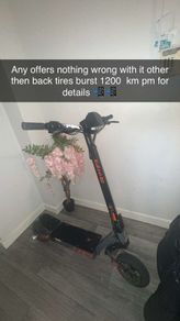 scooter  g2 nothing wrong with it except back tires burst