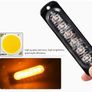 4pcs 12/24v  truck LED lights, 6SMD grille light strips, car lights, trailer lights, amber Image 5