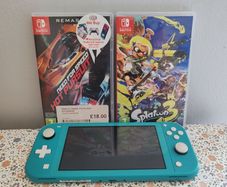 Nintendo Switch Lite with 2 games
