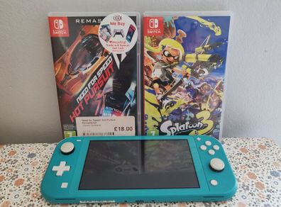 Nintendo Switch Lite with 2 games