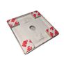 Silver Aerial Satellite Coaxial socket plate with 3M Free inspection Image 3