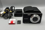 Sony DSC-W275 12.1MP Digital Camera Black - Full Kit