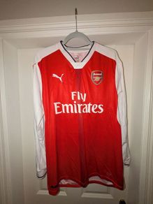 Arsenal 2016/17 Long sleeve Authentic Home Shirt - Men's L.