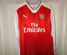Arsenal 2016/17 Long sleeve Authentic Home Shirt - Men's L.
