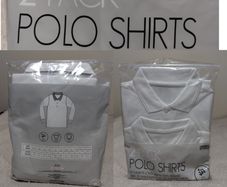Cotton Long-Sleeved Polo Shirts - Pack Of 2