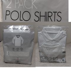 Cotton Long-Sleeved Polo Shirts - Pack Of 2
