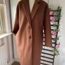 coat Bnwt brown coat Made in Italy brand size small Image 7