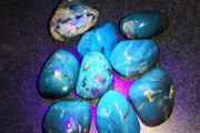 Ultra rare large blue Baltic amber 30+ct
