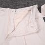 Zara Off White Cream Belted Frayed Hem Wide Leg Cargo Utility Jeans Size S Image 6