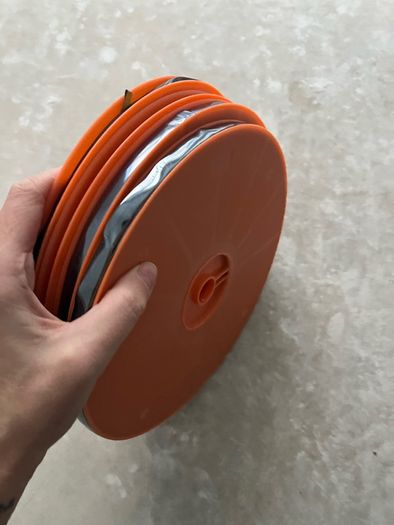 Adhesive lead - sticky back lead