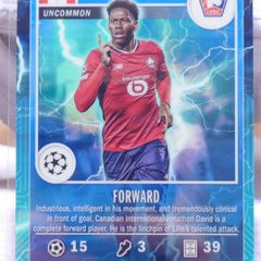 Jonathan David OSC Lille Merlin gamer Topps