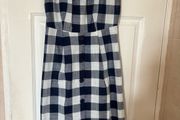 Pleated linen dress