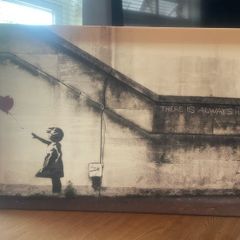 Banksy balloon girl canvas
