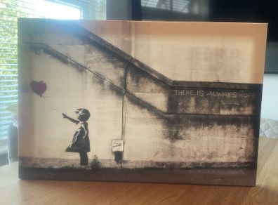 Banksy balloon girl canvas