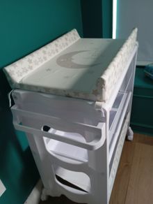 baby changing table and bath