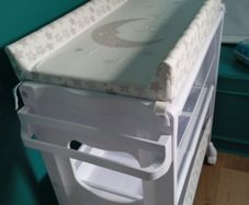baby changing table and bath