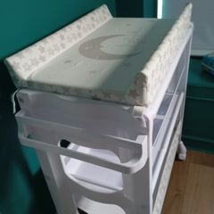 baby changing table and bath