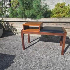 Mid Century Modern Telephone Seat