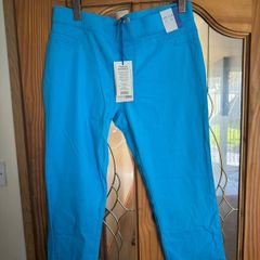 BNWT Dunnes Stores blue crop stretchy jeggings for women size UK14 EU42 Postage included
