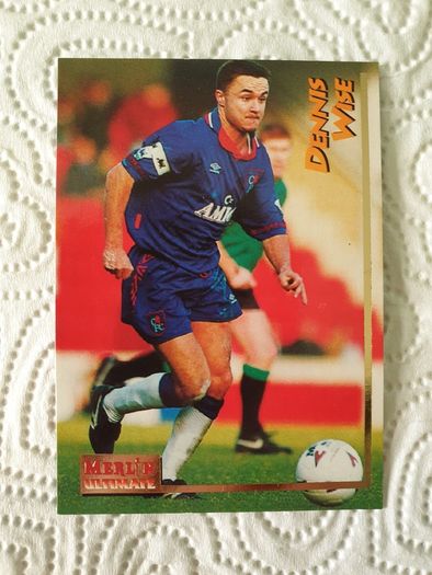Dennis Wise Chelsea Football Trading Card 1995 to 1996