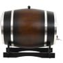 Wine Barrel with Tap Solid Pinewood 35 L Image 2