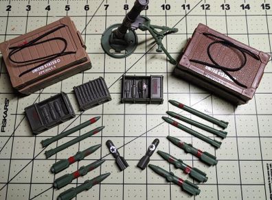 GI JOE Battlefield Accessory sets, incomplete