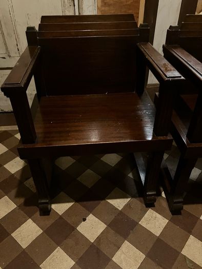 art deco armchairs