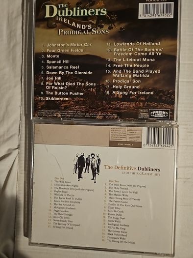 The Dubliners CDs Collection: Ireland's Prodigal Sons / The Definitive 33 Their Greatest Hits. 2 CD.