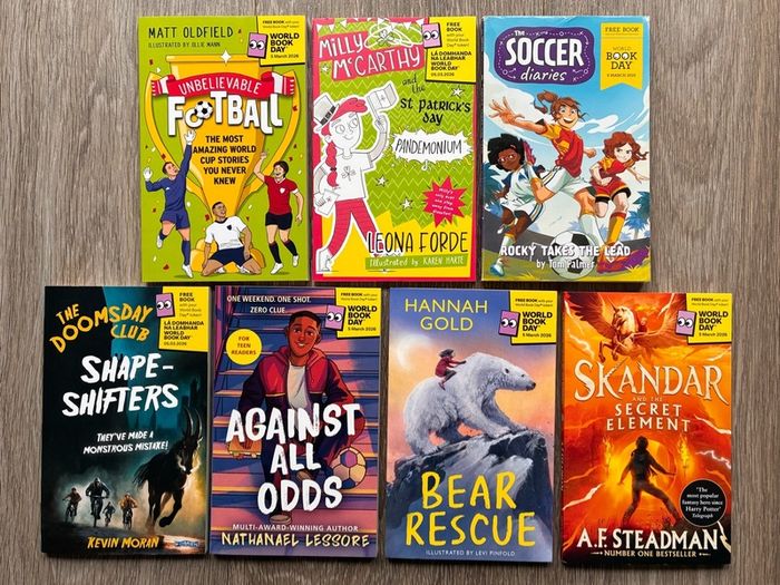 Childrens Book Bundle - 7 World Book Day Books - Forde, Gold, Palmer, Steadman