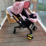 Brand New pink car seat pram stroller Doona pram Image 10