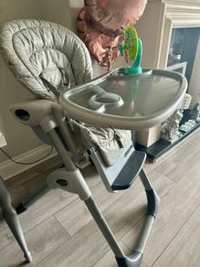Joie 2 in 1 high chair grey