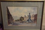 O'Connell St Dublin by Colin Gibson - Framed