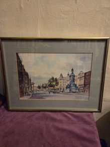 O'Connell St Dublin by Colin Gibson - Framed