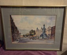 O'Connell St Dublin by Colin Gibson - Framed