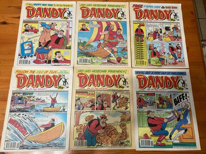 Comics: 'The Dandy' 1991,1992,1994 and 1995 (46 comics)