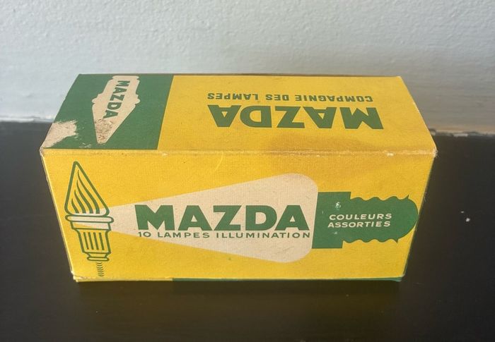 Vintage Mazda Coloured Bulb Set