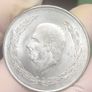 Mint State Mexico 5 Pesos 1953 Hidalgo Silver Image 2