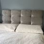 Grey Velvet Double Headboard Image 3