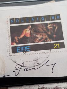 Ireland 1986 Christmas Stamp - Eire 21p 'Nativity Scene' (Used)