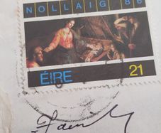 Ireland 1986 Christmas Stamp - Eire 21p 'Nativity Scene' (Used)